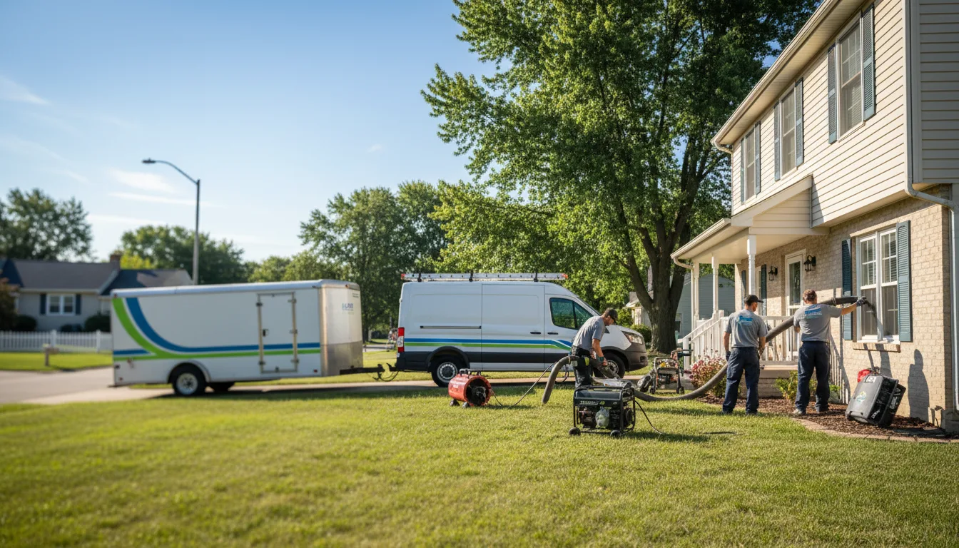 Flooded Basement Restoration And Cleanup With Repair in Osco, IL near me
